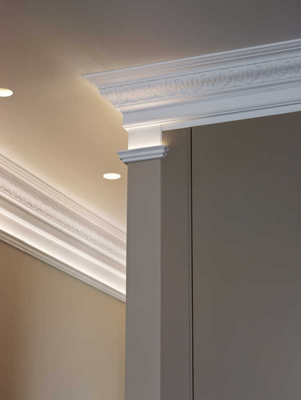 Orac Decor DC3020 i C219 – realizacja Cleveland Terrace projekt sztukateria Orac Decor profil DC3020 i C219 – realizacja w projekcie Cleveland Terrace, sztukateria premium