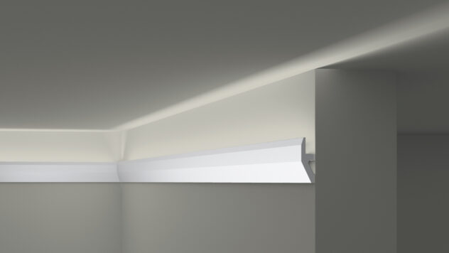 Noël & Marquet Wallstyl IL18 – listwa karniszowa z oświetleniem LED Warszawa Noël & Marquet Wallstyl IL18 listwa karniszowa LED – listwa do zasłon z ukrytym oświetleniem LED, Warszawa